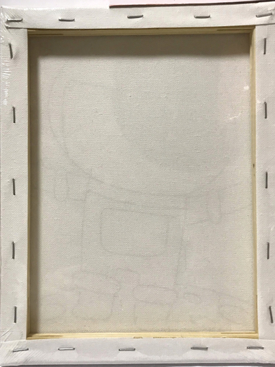 Kanavacë pikture MP me dinosaurë, 20 x 25 cm, 280 g m², me shumë ngjyra