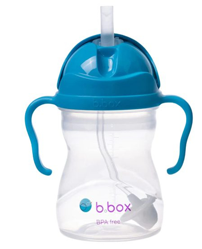 Gotë trajnimi b.box, me pipë, 240ml, blu boronicë