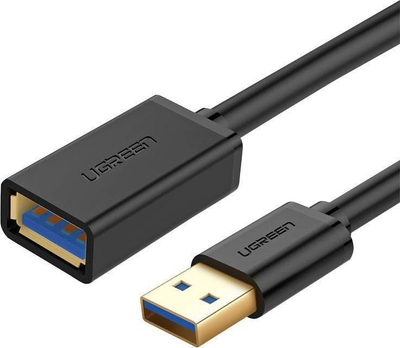 Kabllo USB Ugreen 10368B, USB A në USB A, 1 m, e zezë