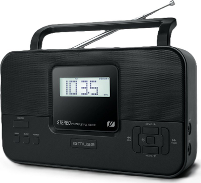 Radio portabël Muse M-087 MB PLL, stereo, FM, me AUX