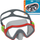 Маска за пливање Bestway Colorful Swimming Mask, за деца 7+, поликарбонатно стакло, шарена