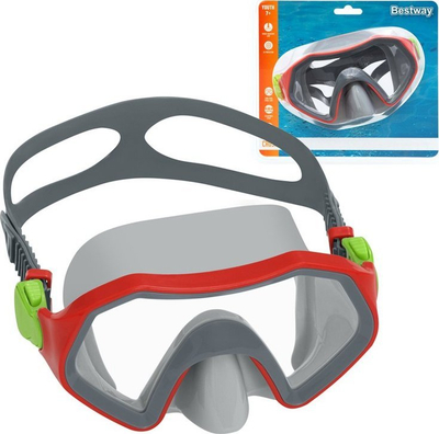 Маска за пливање Bestway Colorful Swimming Mask, за деца 7+, поликарбонатно стакло, шарена