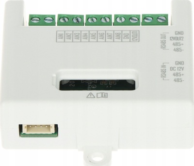 Модул за проширување на влезови Hikvision DS-KD-AL8, за домофон и безбедност, сив