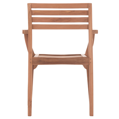 Poltronë Ermioni HM18129, dru teak, 60x59x84cm, ngjyrë natyrale