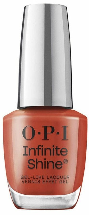 Llak thonjsh OPI Infinite Shine Full of Glambition, me shkëlqim t’madh, i kuq