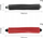 Set furça rrotulluese JETtools SB9607 për Xiaomi Roborock S8 S8 Pro Ultra S8 Plus, 2 copë, portokalli