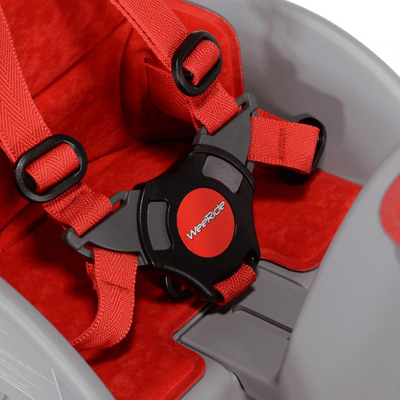 WeeRide Safe Front Child Bike Seat, Red