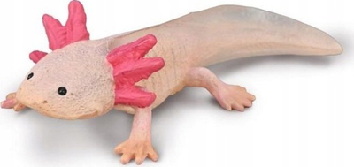 Figurine kafshe CollectA Axolotl, model realist, e lyer me dorë