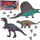 Set lodrash PRO Dinosaur Set, figura dinosauri, shumëngjyrëshe