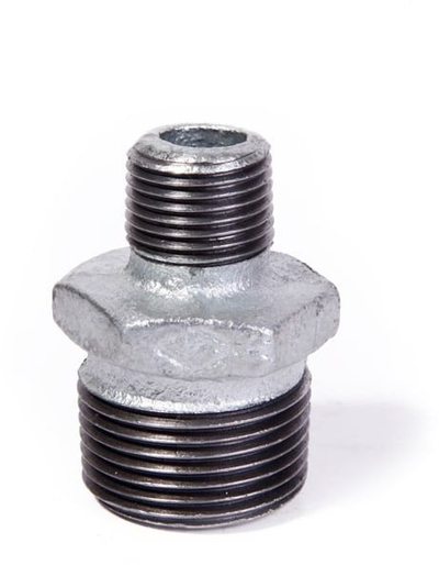 Bashkues tubash IBP BRASS COUPLING, 1 1/4"x1", i zinkuar
