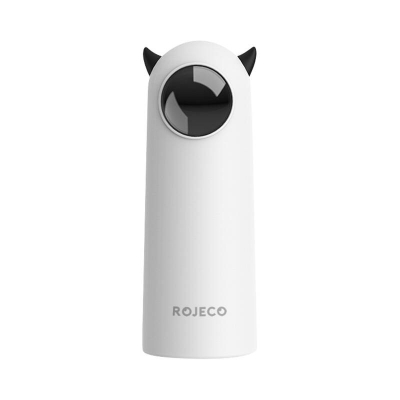Lodër inteligjente lazer për mace Rojeco RWJ-05, LED automatike, konsum i ulët energjie, e bardhë