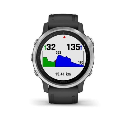 Orë e mençur Garmin Fenix 6S 010-02159-01, e argjendtë/zezë