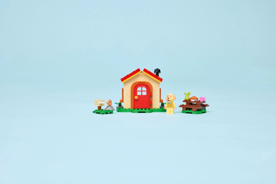 Lodër konstruktore LEGO Animal Crossing Goldies Cosy House, set ndërtimi, shumëngjyrëshe