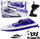 Varkë policore me telekomandë RC Boat 1:28, 40 cm, 2.4GHz, blu