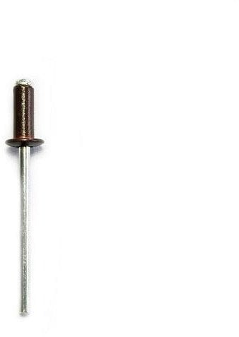 Kapëse riviere Haushalt Colored Domed, alumin-çelik 4.0x10 mm, 50 copë