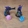 Set zare Q-Workshop Crosshairs Compact D6, 20 copa, 14mm, blu dhe rozë