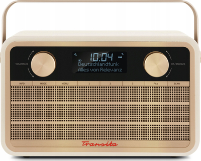 Radio portative TechniSat Transita 120, DAB+, FM, ekran LC, retro