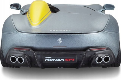 Maket veture Bburago Ferrari Monza SP1, shkalla 1:18, metal, gri me të verdhë