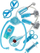 Set mjeku lodër MEGA CREATIVE Medical Set Car 483186, 2 në 1, 38 pjesë, shumëngjyrësh
