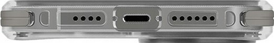 Kapotë iPhone Uniq Combat Magclick, për iPhone 15 Pro Max 6.7", MagSafe, gri e tejdukshme