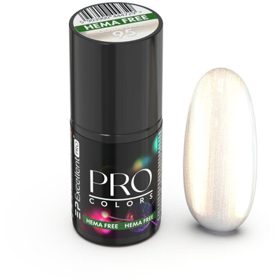Llak thonjsh hibrid Pro Colors Hema Free 93 Delicate Sparkles, 7g, shkëlqim i butë