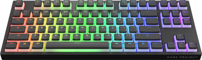 Tastierë Dark Project KD87A Pudding, Gateron Optical Red, US