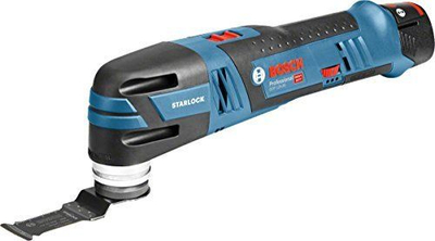 Mjet multifunksional pa kabllo Bosch Professional GOP 12V 28, 12V, 2 bateri, blu
