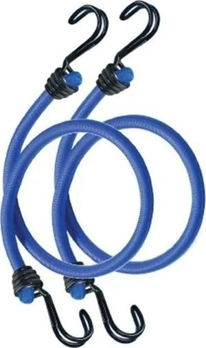 Litar elastik Master Lock Twin Wire, 120cm, 40kg, blu, set 2 copë