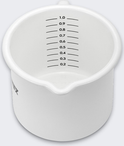 Tenxhere ngrohëse Petromax Warming Pot, 1.1L, çelik i emaluar, e bardhë