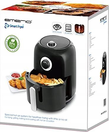 Fritezë me ajër Emerio AF-125770 SmartFryer, 3 L, Cool Touch, BPA Free, e zezë