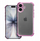 Futrollë telefoni OEM ANTISHOCK ELECTRO për iPhone 17, TPU, kundër goditjeve, rozë