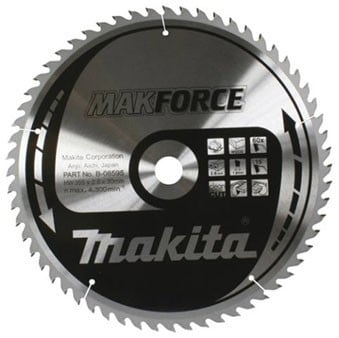 Teh rrethor për dru Makita Makforce, 355mm, 60 dhëmbë, metalik