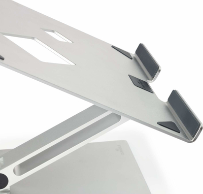 Mbajtëse laptopi Durable 505023, universale 10–17\", alumini, ngjyrë argjendi