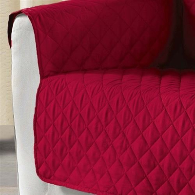 Mbulesë divani Quilted Sofa Protector, 223 x 179 cm, mikrofibër, e kuqe