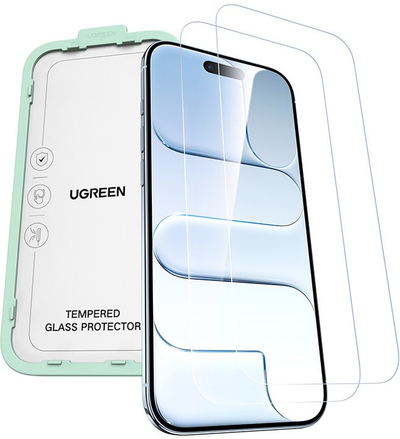 Xham mbrojtës Ugreen SP1142 për iPhone 17 Air 6.7", 9H, set 2 copë, transparent