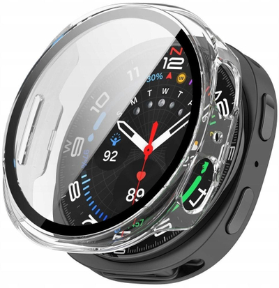 Mbështjellës për orë inteligjente Tech-Protect Defense, për Samsung Galaxy Watch 8 40mm, me xham të integrum, transparent