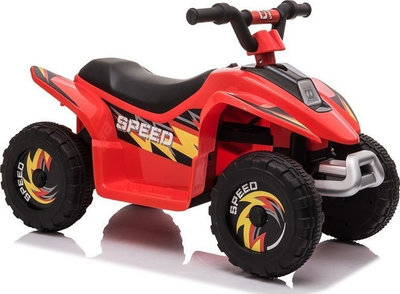 Quad elektrik për fëmijë Leantoys ND246569, deri 30 kg, 3 km/h, i kuq