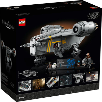 Set ndërtimi LEGO Star Wars 75331 The Razor Crest, model ekspozimi, për të rritur, shumëngjyrësh