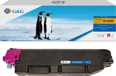 Toner G&amp;G NT-PKTK5270M për Kyocera TK5270M, 6000 faqe, magenta