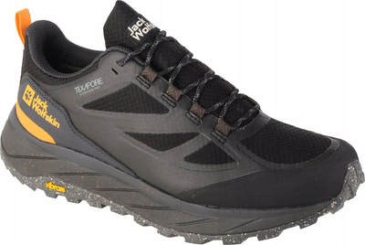 Këpucë trekking Jack Wolfskin Terraventure Texapore Low M, VIBRAM, për burra, të zeza