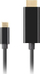 Kabllo Lanberg USB C në HDMI, 3 m, 4K 60 Hz, e zezë