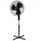 Ventilator për dysheme PRIME3, 40 cm, 3 shpejtësi, i zi