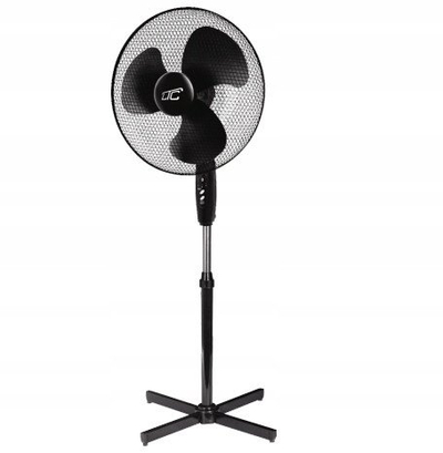 Ventilator për dysheme PRIME3, 40 cm, 3 shpejtësi, i zi