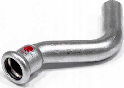Fiting offset Sanha SANHA-THERM C-Steel d18, çelik karboni i galvanizuar, me një muf