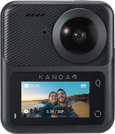 Kamerë aksioni 360° Kandao QooCam 3, video 5.7K, që s’e merr uji, e zezë