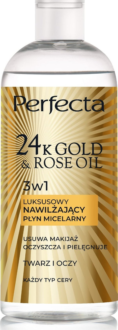 Ujë micelar Perfecta 24K Luxurious, për çdo lloj lëkure