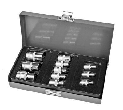 Set çelësa Proline Torx, 1/2", E4-E20, 11 copë