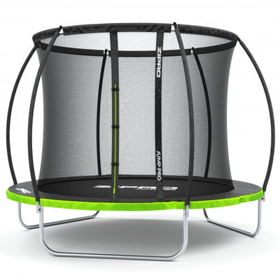 Trampolinë me rrjetë të brendshme Zipro Jump Pro Premium, 252 cm, e zezë