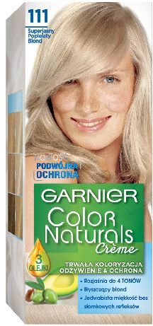 Боја за коса Garnier Color Naturals, бр. 111, Super Bright Ash Blonde