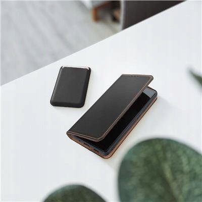 Futrollë telefoni SMART PRO për Samsung A23 5G, lëkurë, me kapak, e zezë